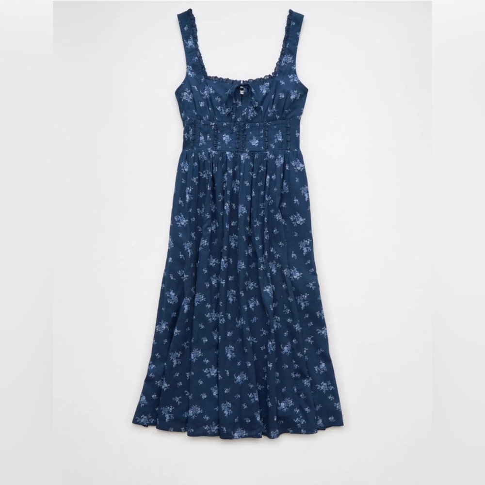 AE Corset Bodice Floral MIDI dress - Sz. Small